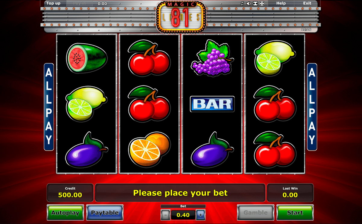 magic novomatic automat online